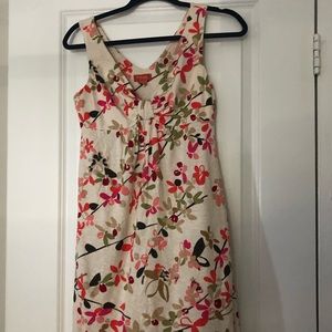 Tommy Bahama cream and red floral sundress